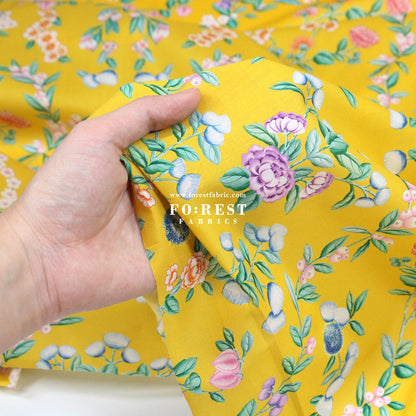 Liberty of London (Organic Tana Lawn Cotton Fabric) - Eastern Trellis A - FO:REST Fabric 布恩堂Liberty fabrictana lawnjapanese fabricykk zipper