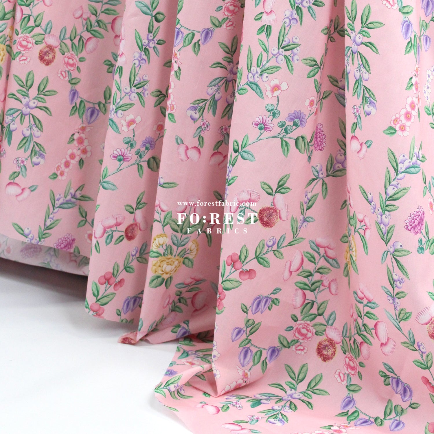 Liberty of London (Organic Tana Lawn Cotton Fabric) - Eastern Trellis B - FO:REST Fabric 布恩堂Liberty fabrictana lawnjapanese fabricykk zipper