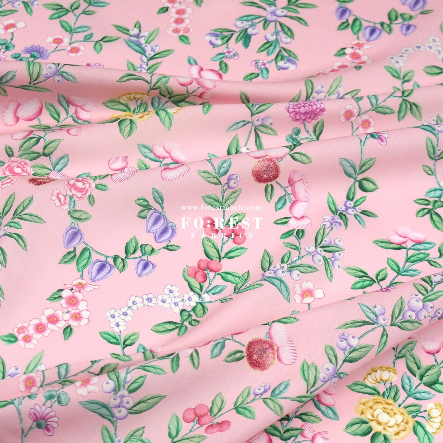 Liberty of London (Organic Tana Lawn Cotton Fabric) - Eastern Trellis B - FO:REST Fabric 布恩堂Liberty fabrictana lawnjapanese fabricykk zipper