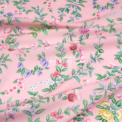 Liberty of London (Organic Tana Lawn Cotton Fabric) - Eastern Trellis B - FO:REST Fabric 布恩堂Liberty fabrictana lawnjapanese fabricykk zipper