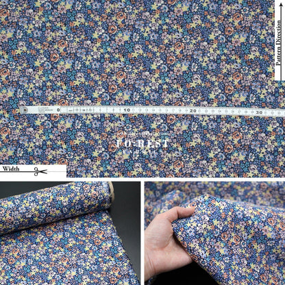 Liberty of London (Organic Tana Lawn™ Cotton Fabric) - Emma Etoile Festive - FO:REST Fabric 布恩堂Liberty fabrictana lawnjapanese fabricykk zipper