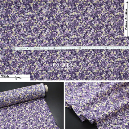Liberty of London (Organic Tana Lawn™ Cotton Fabric) - Emma Etoile Festive - FO:REST Fabric 布恩堂Liberty fabrictana lawnjapanese fabricykk zipper