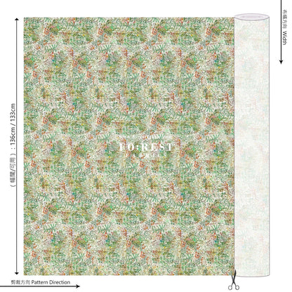 Liberty of London (Organic Tana Lawn Cotton Fabric) - Fields Of Eden C - FO:REST Fabric 布恩堂Liberty fabrictana lawnjapanese fabricykk zipper