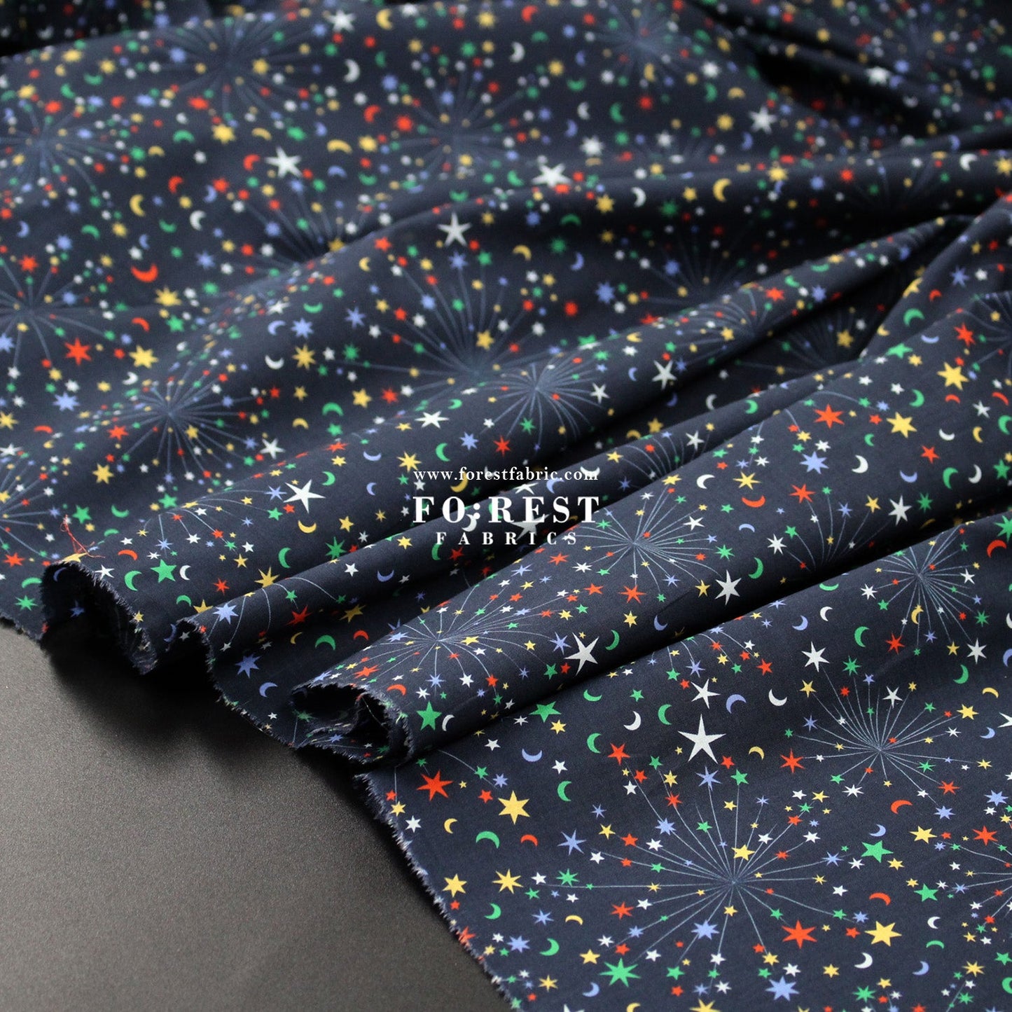 Liberty of London (Organic Tana Lawn™ Cotton Fabric) - Helen's Starry Sky - FO:REST Fabric 布恩堂Liberty fabrictana lawnjapanese fabricykk zipper