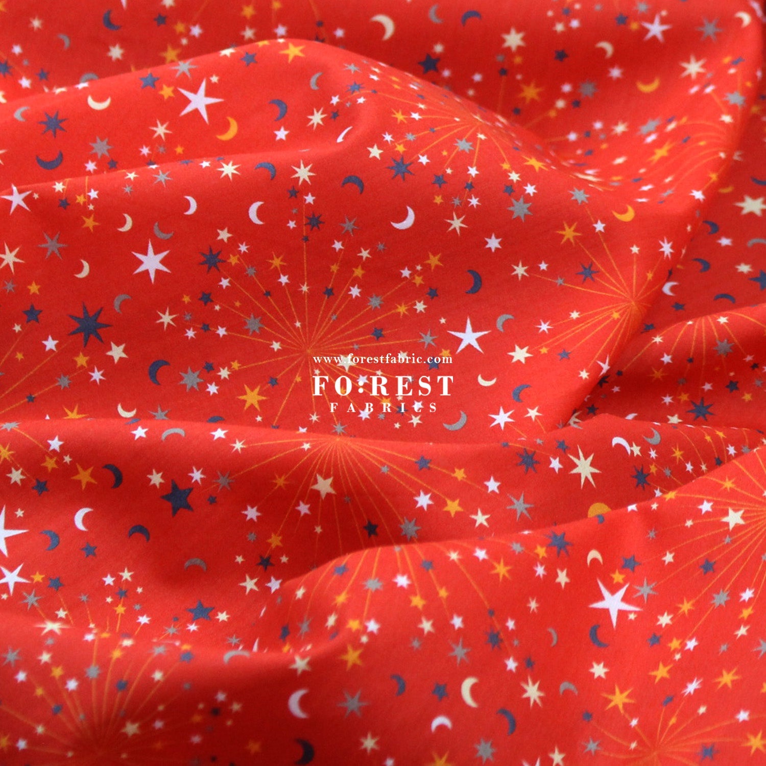 Liberty of London (Organic Tana Lawn™ Cotton Fabric) - Helen's Starry Sky - FO:REST Fabric 布恩堂Liberty fabrictana lawnjapanese fabricykk zipper