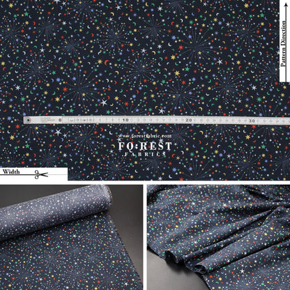 Liberty of London (Organic Tana Lawn™ Cotton Fabric) - Helen's Starry Sky - FO:REST Fabric 布恩堂Liberty fabrictana lawnjapanese fabricykk zipper