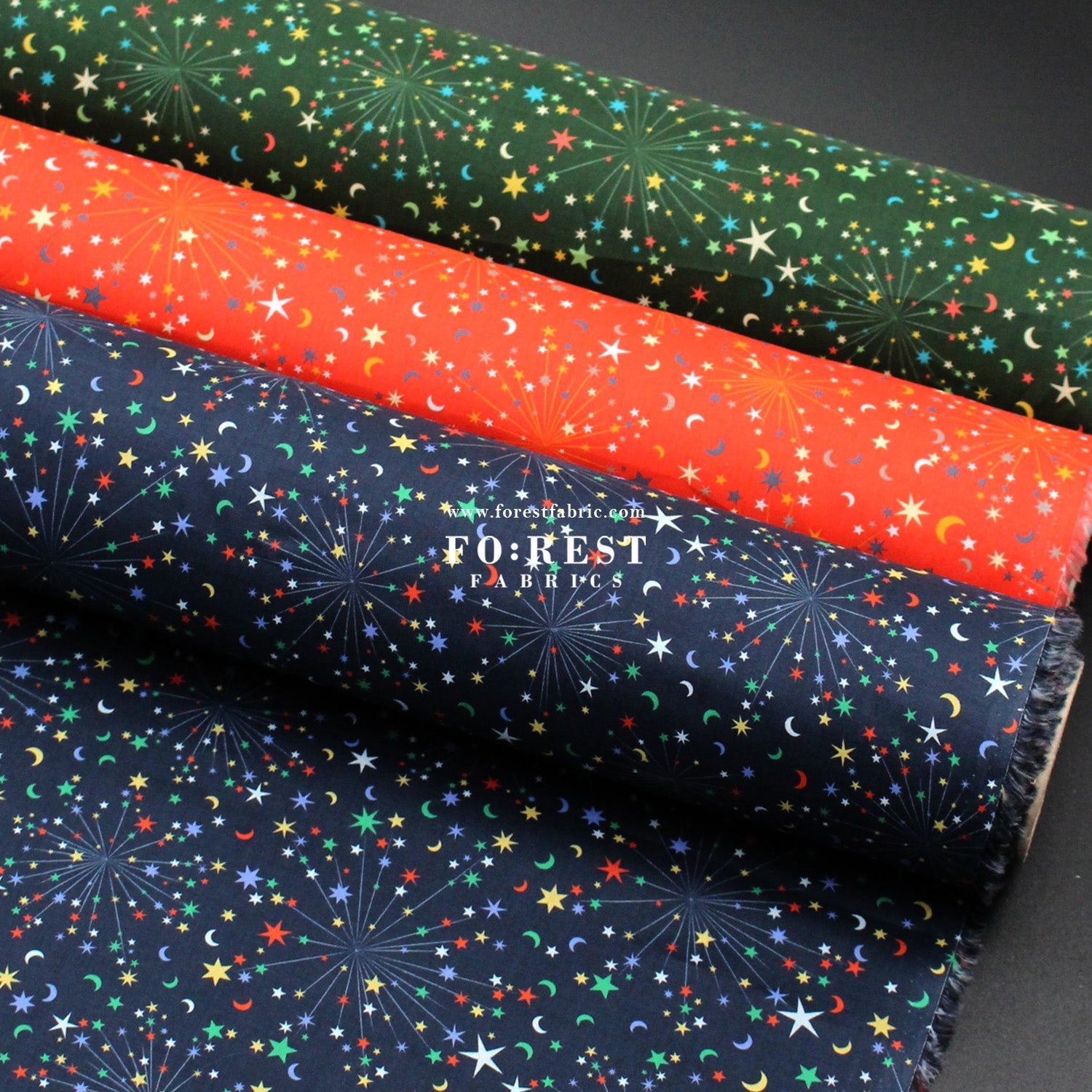 Liberty of London (Organic Tana Lawn™ Cotton Fabric) - Helen's Starry Sky - FO:REST Fabric 布恩堂Liberty fabrictana lawnjapanese fabricykk zipper
