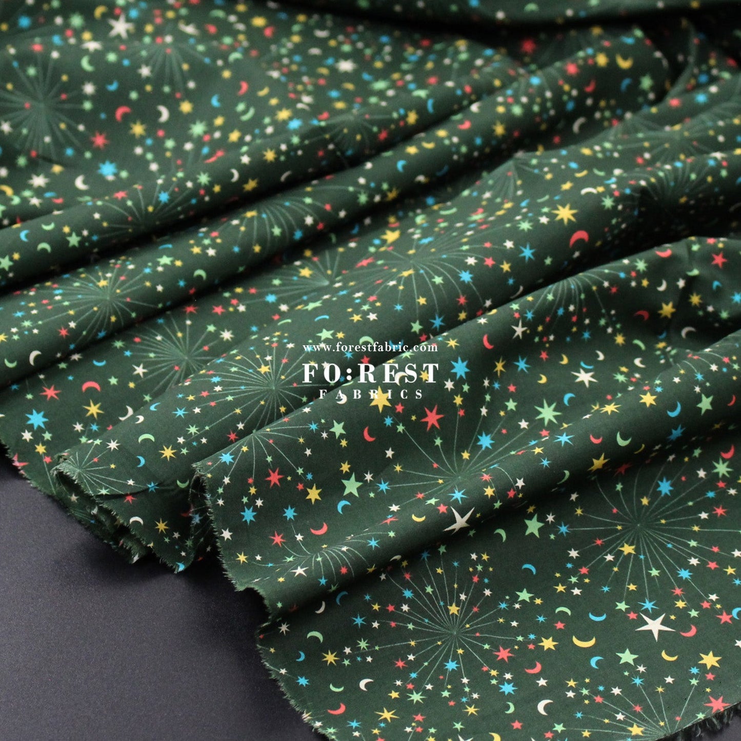 Liberty of London (Organic Tana Lawn™ Cotton Fabric) - Helen's Starry Sky - FO:REST Fabric 布恩堂Liberty fabrictana lawnjapanese fabricykk zipper