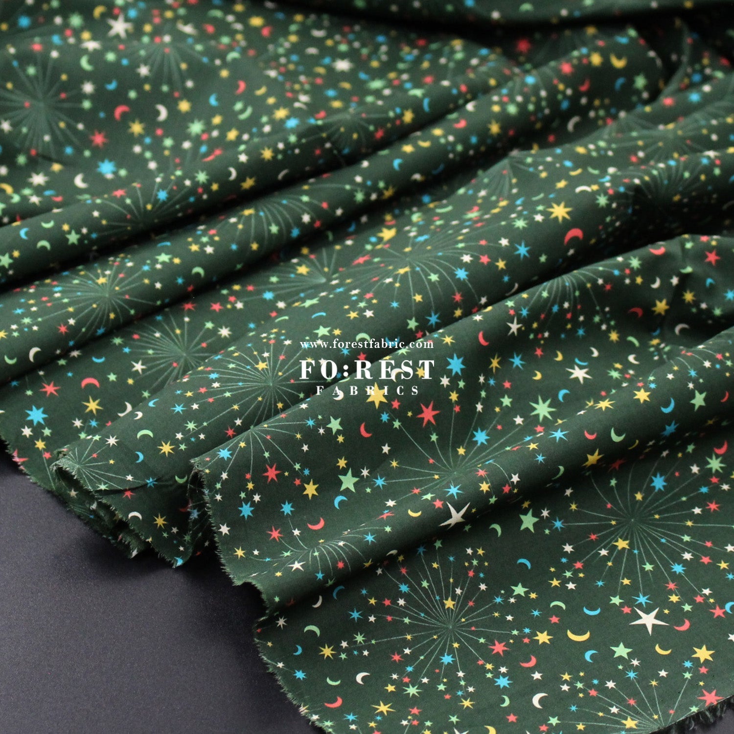 Liberty of London (Organic Tana Lawn™ Cotton Fabric) - Helen's Starry Sky - FO:REST Fabric 布恩堂Liberty fabrictana lawnjapanese fabricykk zipper