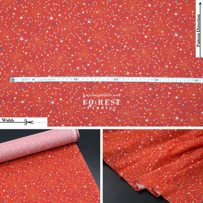 Liberty of London (Organic Tana Lawn™ Cotton Fabric) - Helen's Starry Sky - FO:REST Fabric 布恩堂Liberty fabrictana lawnjapanese fabricykk zipper