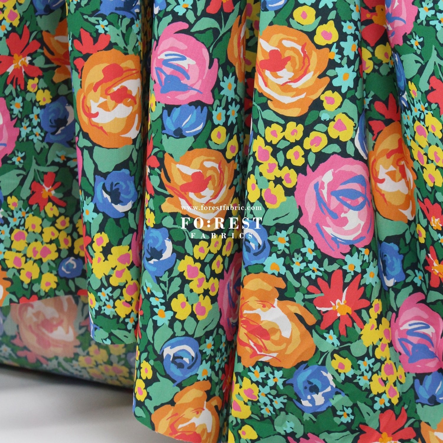 Liberty of London (Organic Tana Lawn Cotton Fabric) - Medley A - FO:REST Fabric 布恩堂Liberty fabrictana lawnjapanese fabricykk zipper