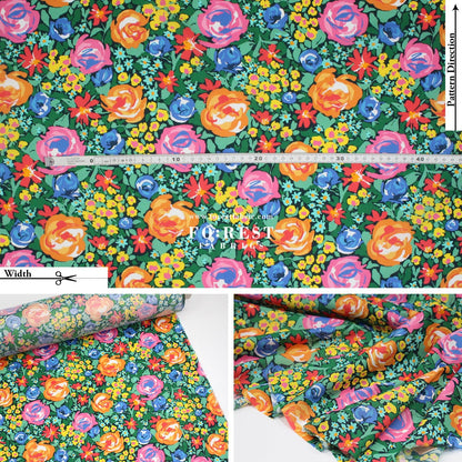 Liberty of London (Organic Tana Lawn Cotton Fabric) - Medley A - FO:REST Fabric 布恩堂Liberty fabrictana lawnjapanese fabricykk zipper