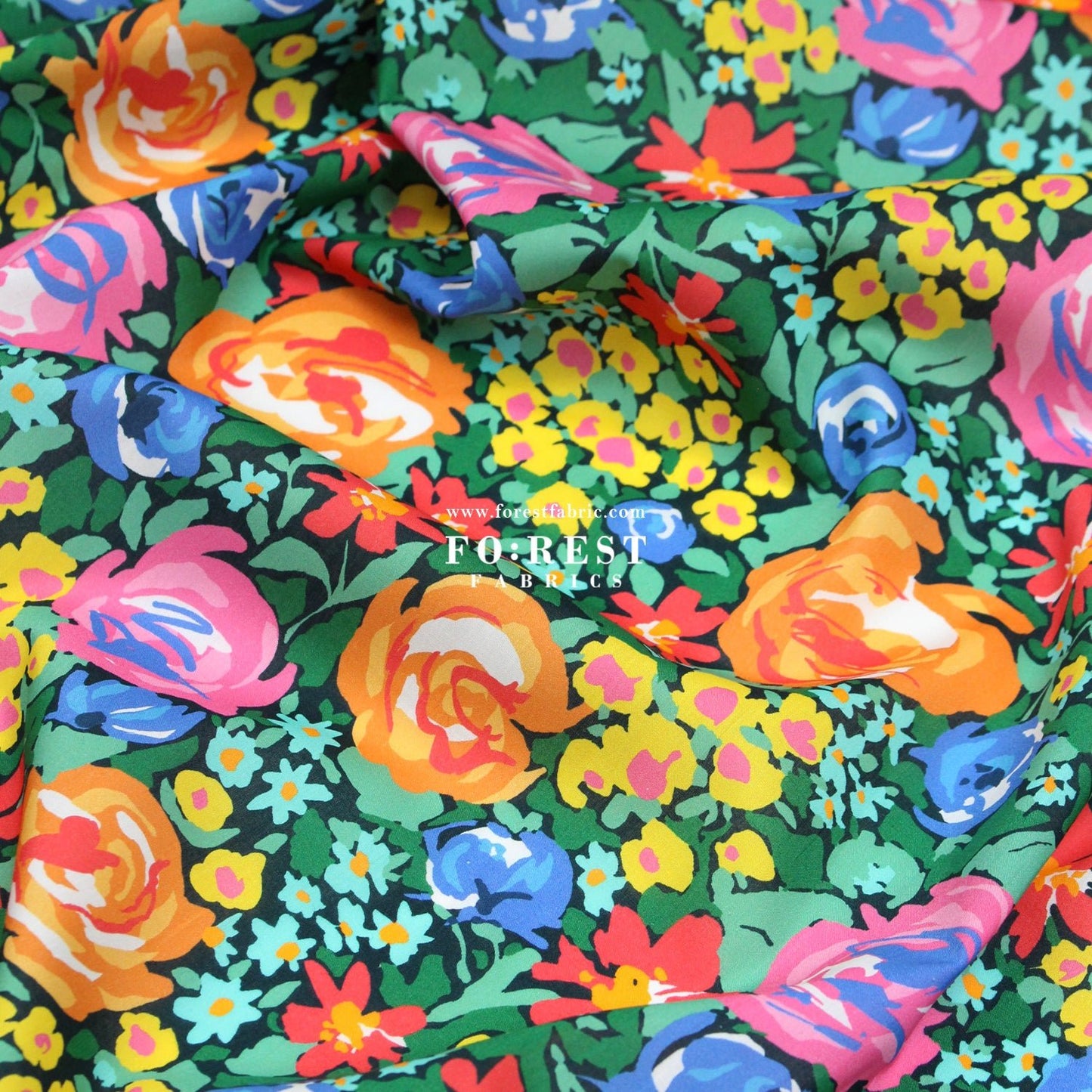 Liberty of London (Organic Tana Lawn Cotton Fabric) - Medley A - FO:REST Fabric 布恩堂Liberty fabrictana lawnjapanese fabricykk zipper