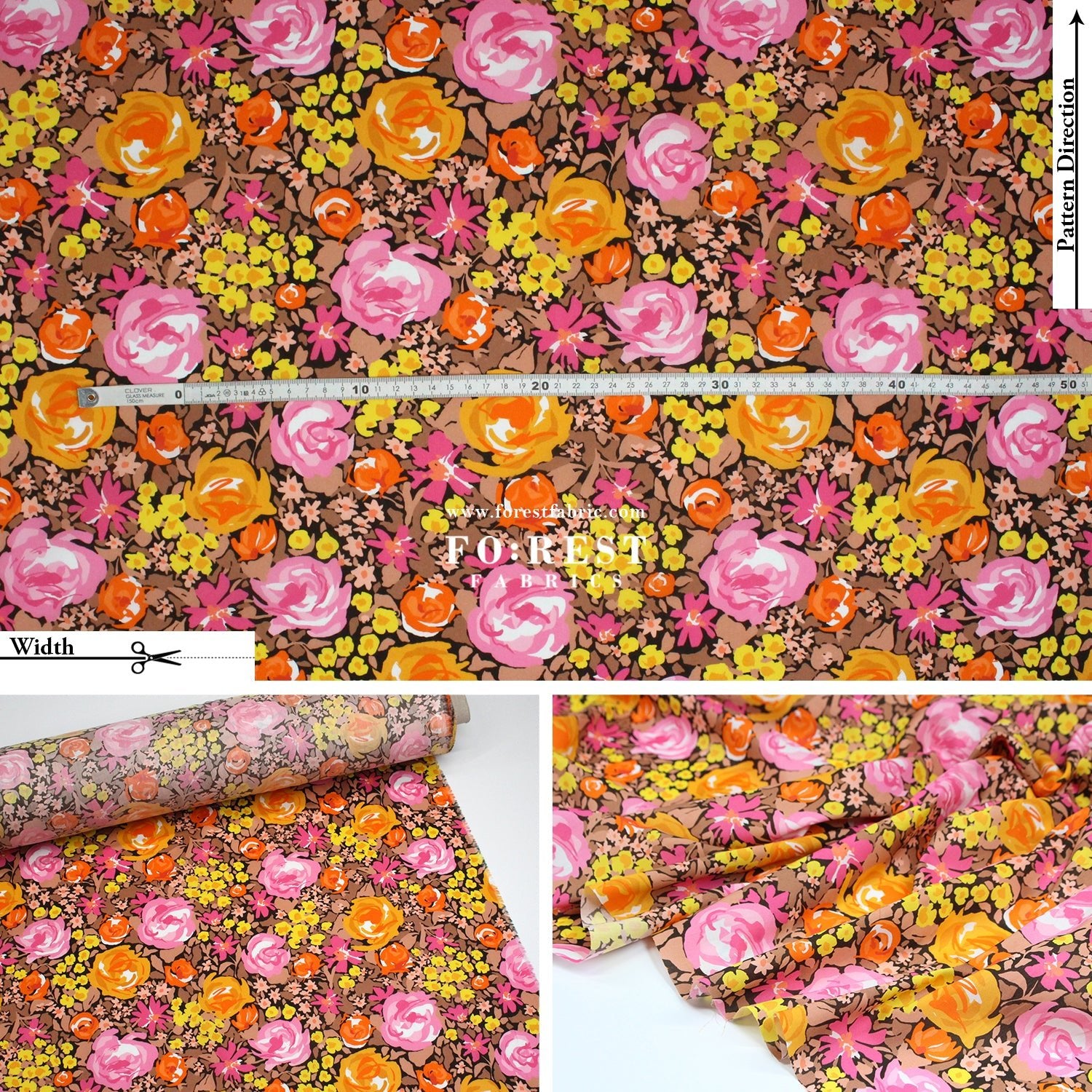 Liberty of London (Organic Tana Lawn Cotton Fabric) - Medley B - FO:REST Fabric 布恩堂Liberty fabrictana lawnjapanese fabricykk zipper