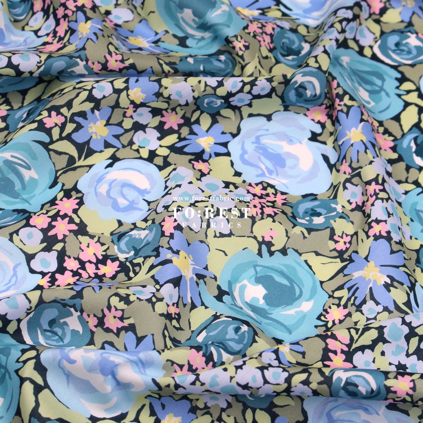 Liberty of London (Organic Tana Lawn Cotton Fabric) - Medley C - FO:REST Fabric 布恩堂Liberty fabrictana lawnjapanese fabricykk zipper