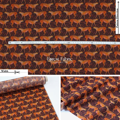 Liberty of London (Organic Tana Lawn Cotton Fabric) - Meet The Cheetahs - FO:REST Fabric 布恩堂Liberty fabrictana lawnjapanese fabricykk zipper