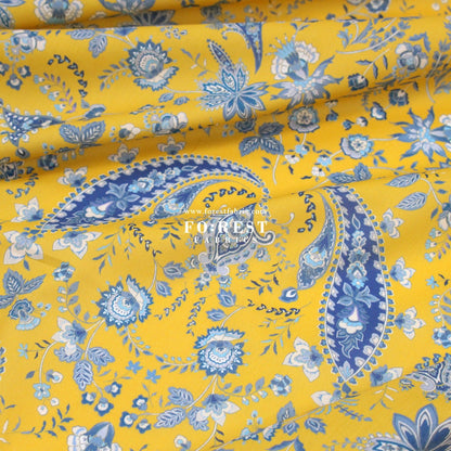 Liberty of London (Organic Tana Lawn Cotton Fabric) - Mirrored Paisley C - FO:REST Fabric 布恩堂Liberty fabrictana lawnjapanese fabricykk zipper
