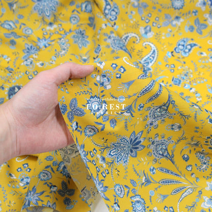 Liberty of London (Organic Tana Lawn Cotton Fabric) - Mirrored Paisley C - FO:REST Fabric 布恩堂Liberty fabrictana lawnjapanese fabricykk zipper