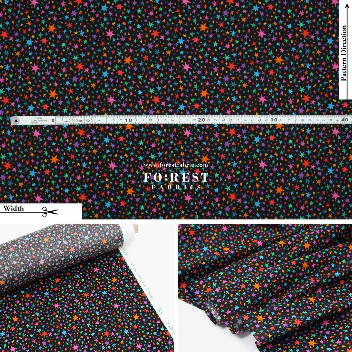 Liberty of London (Organic Tana Lawn Cotton Fabric) - Stars Truck - FO:REST Fabric 布恩堂Liberty fabrictana lawnjapanese fabricykk zipper