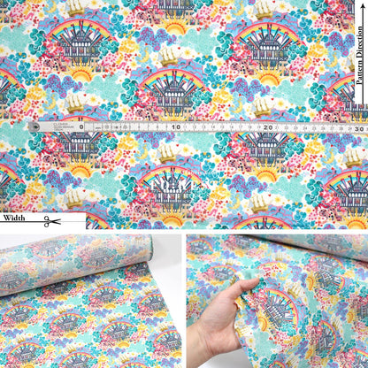 Liberty of London (Organic Tana Lawn Cotton Fabric) - Tudor Dream B - FO:REST Fabric 布恩堂Liberty fabrictana lawnjapanese fabricykk zipper