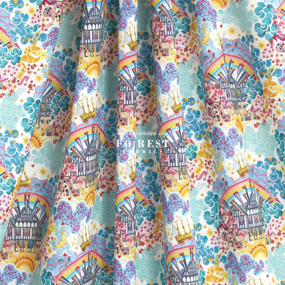 Liberty of London (Organic Tana Lawn Cotton Fabric) - Tudor Dream B - FO:REST Fabric 布恩堂Liberty fabrictana lawnjapanese fabricykk zipper