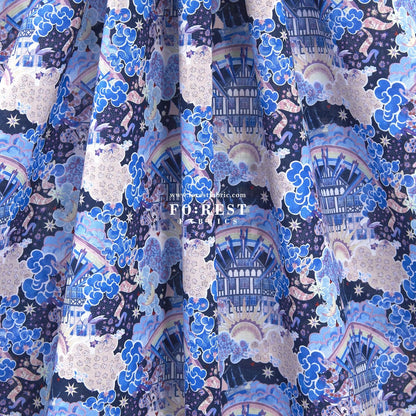 Liberty of London (Organic Tana Lawn Cotton Fabric) - Tudor Dream C - FO:REST Fabric 布恩堂Liberty fabrictana lawnjapanese fabricykk zipper