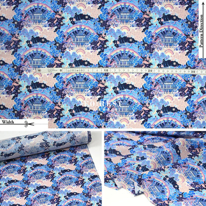 Liberty of London (Organic Tana Lawn Cotton Fabric) - Tudor Dream C - FO:REST Fabric 布恩堂Liberty fabrictana lawnjapanese fabricykk zipper