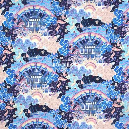 Liberty of London (Organic Tana Lawn Cotton Fabric) - Tudor Dream C - FO:REST Fabric 布恩堂Liberty fabrictana lawnjapanese fabricykk zipper