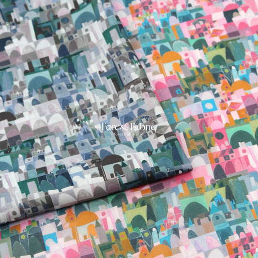 Liberty of London (Organic Tana Lawn Cotton Fabric) - Urban Jungle A - FO:REST Fabric 布恩堂Liberty fabrictana lawnjapanese fabricykk zipper