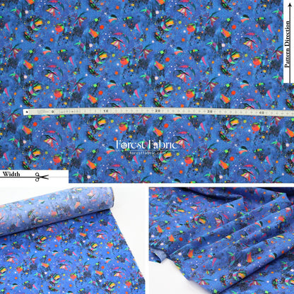 Liberty of London (Organic Tana Lawn Cotton Fabric) - What Lies Beyond - FO:REST Fabric 布恩堂Liberty fabrictana lawnjapanese fabricykk zipper