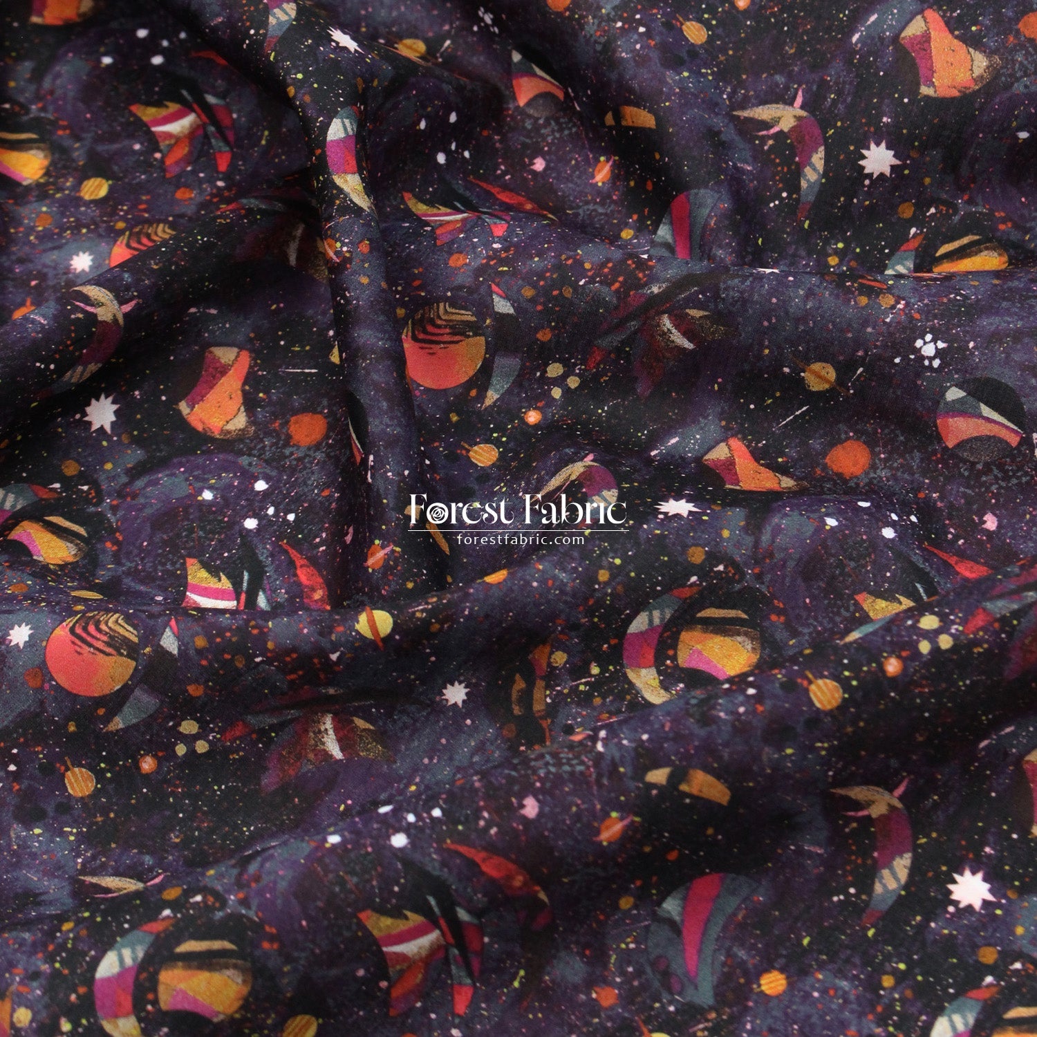 Liberty of London (Organic Tana Lawn Cotton Fabric) - What Lies Beyond - FO:REST Fabric 布恩堂Liberty fabrictana lawnjapanese fabricykk zipper