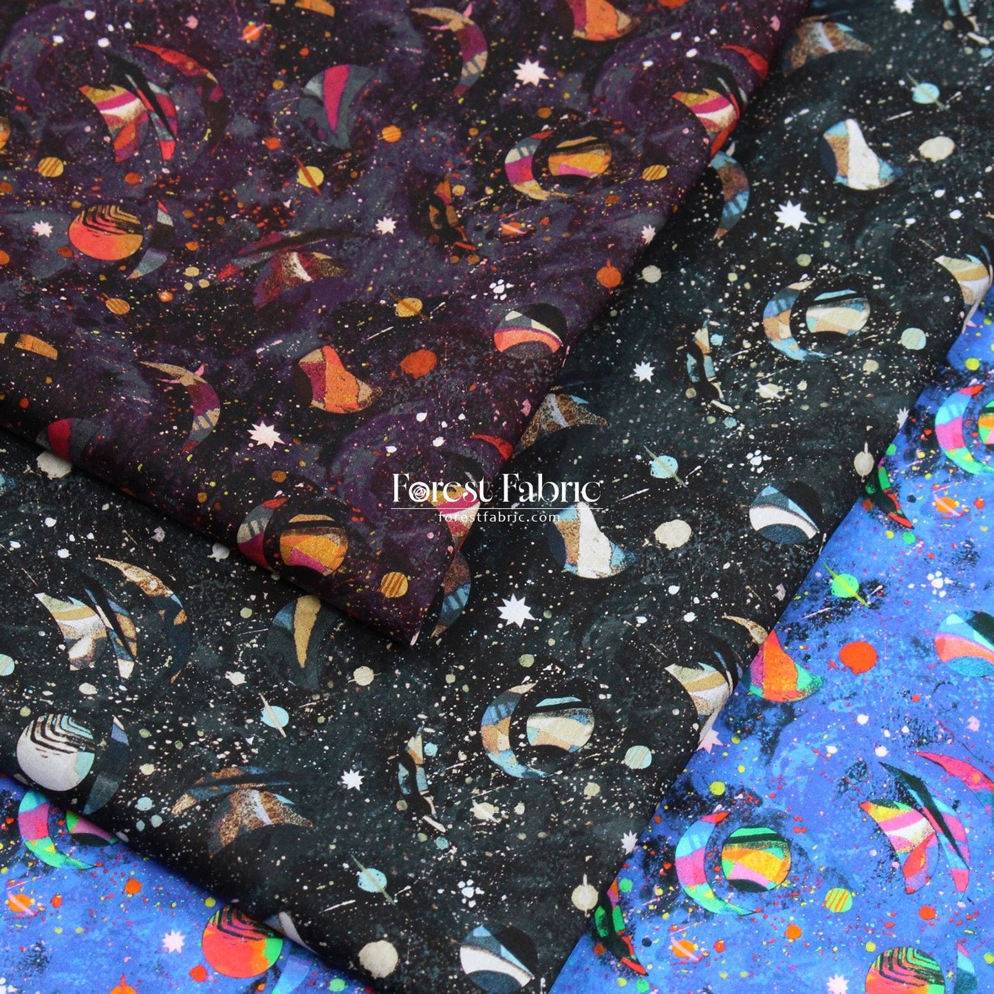 Liberty of London (Organic Tana Lawn Cotton Fabric) - What Lies Beyond - FO:REST Fabric 布恩堂Liberty fabrictana lawnjapanese fabricykk zipper