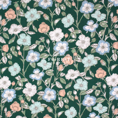 Liberty of London (Organic Tana Lawn Cotton Fabric) - Wild Petals B - FO:REST Fabric 布恩堂Liberty fabrictana lawnjapanese fabricykk zipper