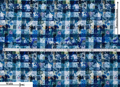 Liberty of London (Silk Crepe de Chine) - Archive Gingham - FO:REST Fabric 布恩堂Liberty fabrictana lawnjapanese fabricykk zipper