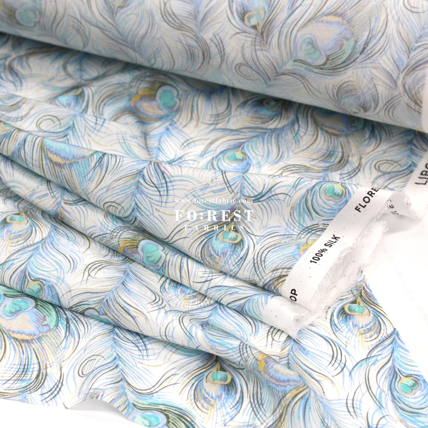 Liberty of London (Silk Crepe de Chine) - Florentine's Journey - FO:REST Fabric 布恩堂Liberty fabrictana lawnjapanese fabricykk zipper