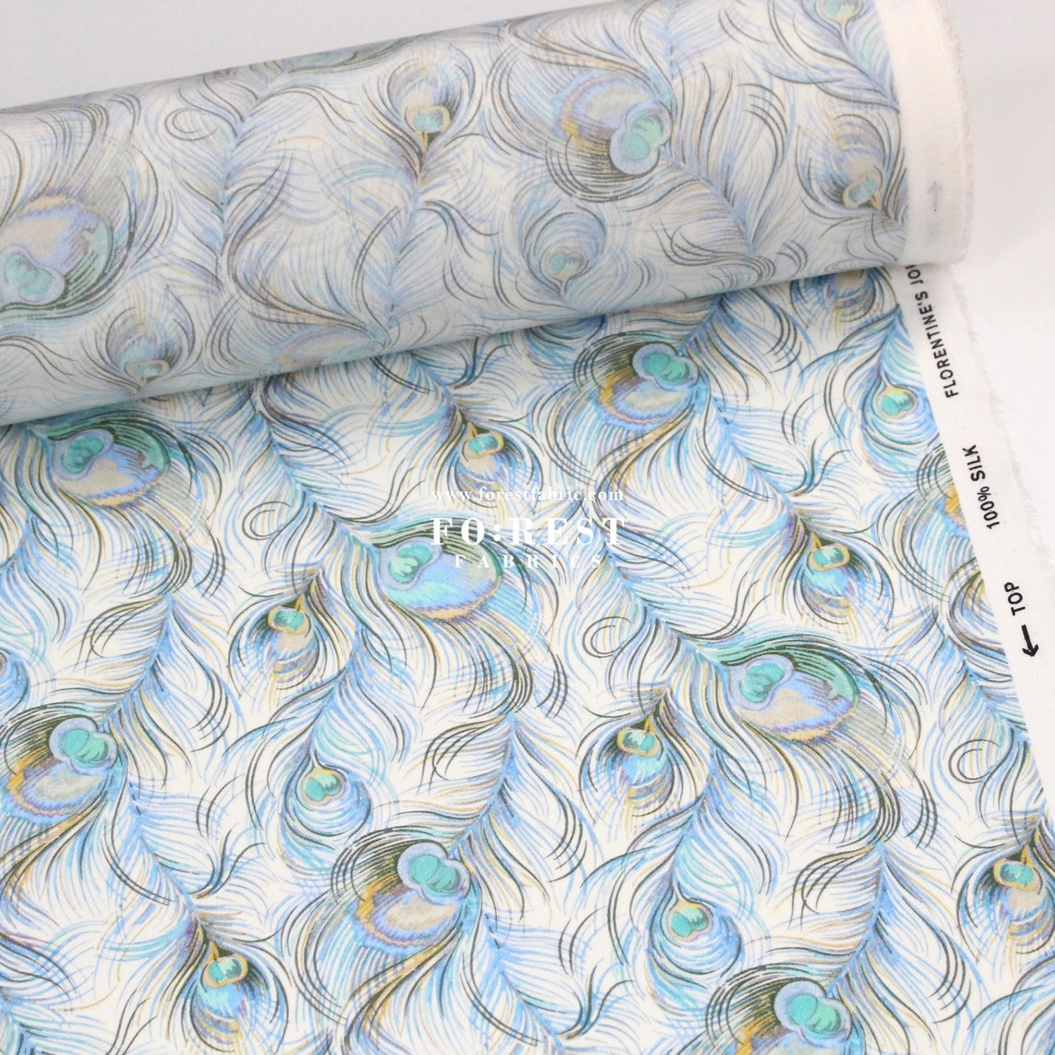 Liberty of London (Silk Crepe de Chine) - Florentine's Journey - FO:REST Fabric 布恩堂Liberty fabrictana lawnjapanese fabricykk zipper