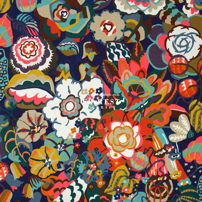 Liberty of London (Silk Crepe de Chine) - Gatsby Garden fabric - FO:REST Fabric 布恩堂Liberty fabrictana lawnjapanese fabricykk zipper
