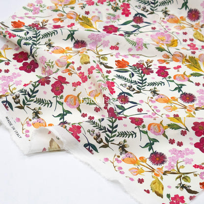 Liberty of London (Silk Crepe de Chine) - Heidi - FO:REST Fabric 布恩堂Liberty fabrictana lawnjapanese fabricykk zipper