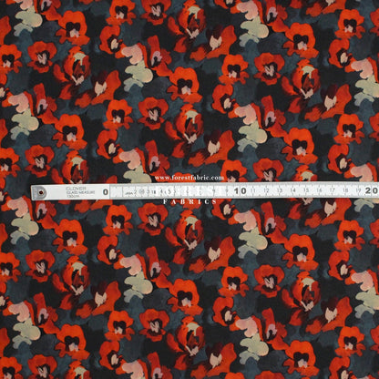 Liberty of London (Silk Crepe de Chine) - Jemma Rosa fabric - FO:REST Fabric 布恩堂Liberty fabrictana lawnjapanese fabricykk zipper