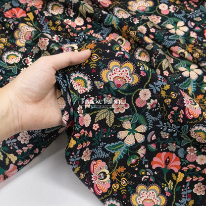 Liberty of London (Silk Crepe de Chine) - Mabelle hall - FO:REST Fabric 布恩堂Liberty fabric#tana lawn#japanese fabric#ykk zipper#
