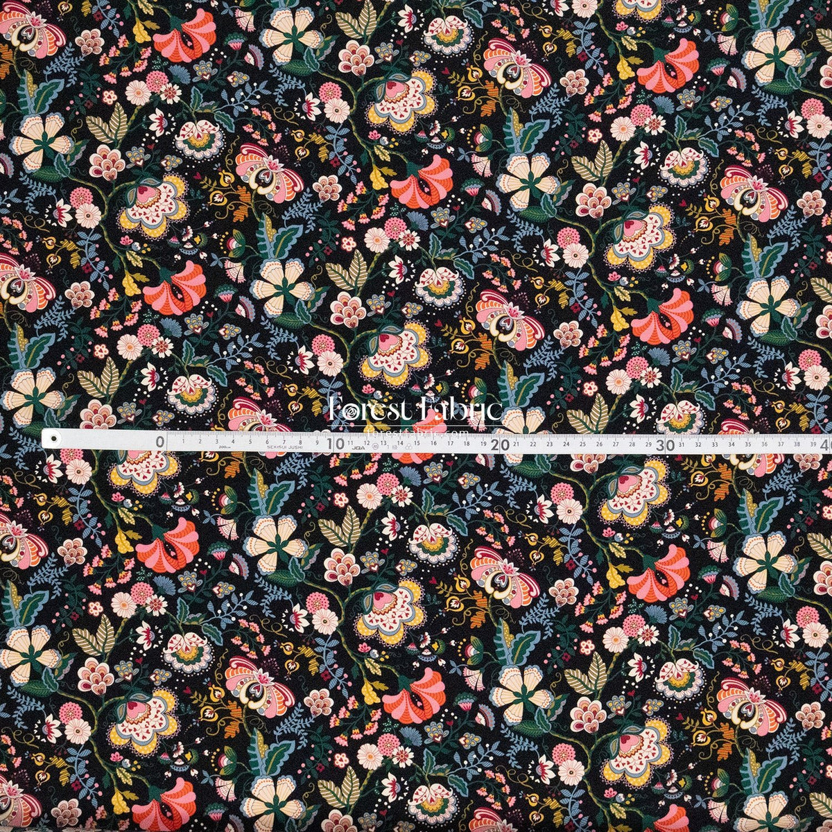 Liberty of London (Silk Crepe de Chine) - Mabelle hall - FO:REST Fabric 布恩堂Liberty fabric#tana lawn#japanese fabric#ykk zipper#