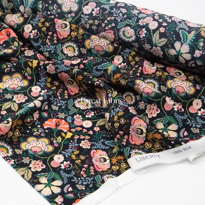 Liberty of London (Silk Crepe de Chine) - Mabelle hall - FO:REST Fabric 布恩堂Liberty fabric#tana lawn#japanese fabric#ykk zipper#