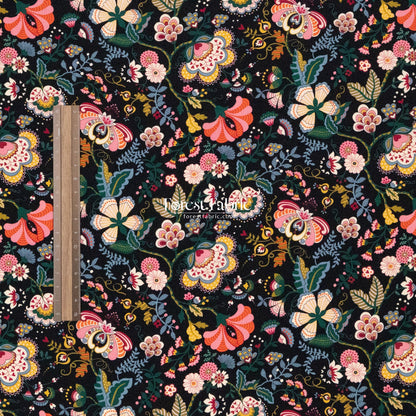 Liberty of London (Silk Crepe de Chine) - Mabelle hall - FO:REST Fabric 布恩堂Liberty fabric#tana lawn#japanese fabric#ykk zipper#