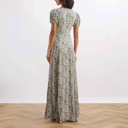 Liberty of London (Silk Crepe de Chine) - Rachel Meadow - FO:REST Fabric 布恩堂Liberty fabrictana lawnjapanese fabricykk zipper