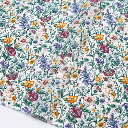 Liberty of London (Silk Crepe de Chine) - Rachel Meadow - FO:REST Fabric 布恩堂Liberty fabrictana lawnjapanese fabricykk zipper