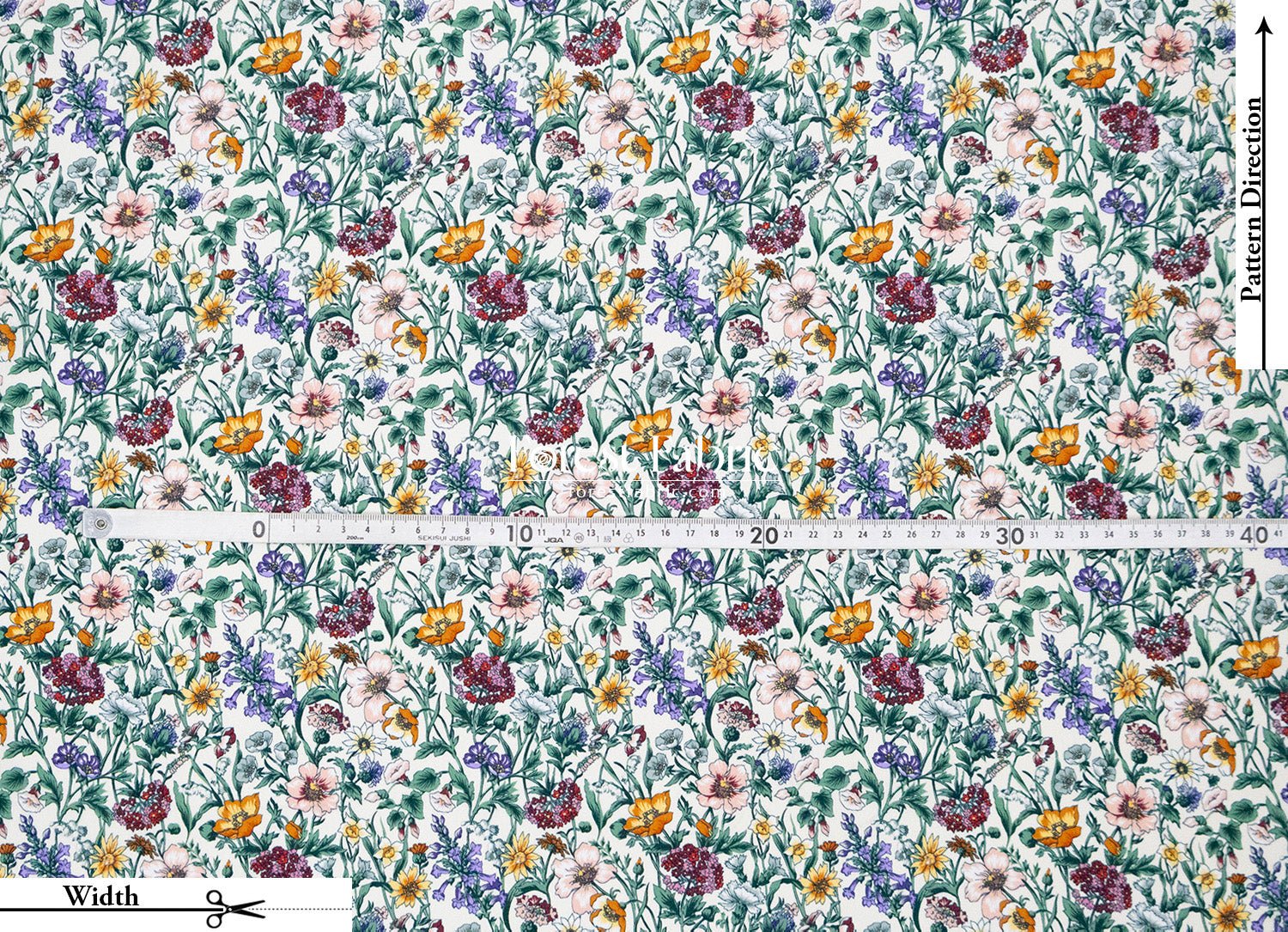 Liberty of London (Silk Crepe de Chine) - Rachel Meadow - FO:REST Fabric 布恩堂Liberty fabrictana lawnjapanese fabricykk zipper