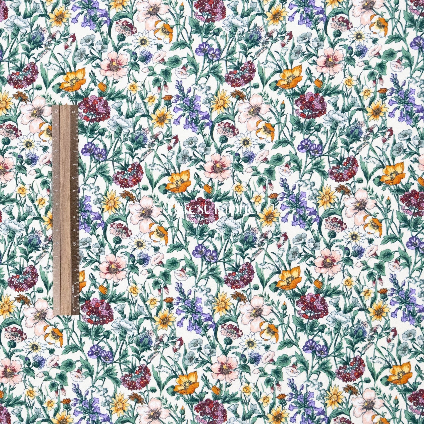 Liberty of London (Silk Crepe de Chine) - Rachel Meadow - FO:REST Fabric 布恩堂Liberty fabrictana lawnjapanese fabricykk zipper