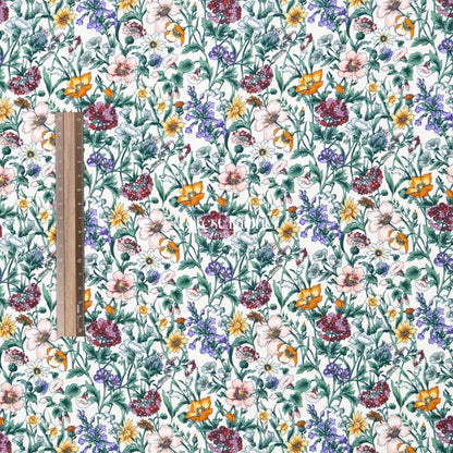 Liberty of London (Silk Crepe de Chine) - Rachel Meadow - FO:REST Fabric 布恩堂Liberty fabrictana lawnjapanese fabricykk zipper