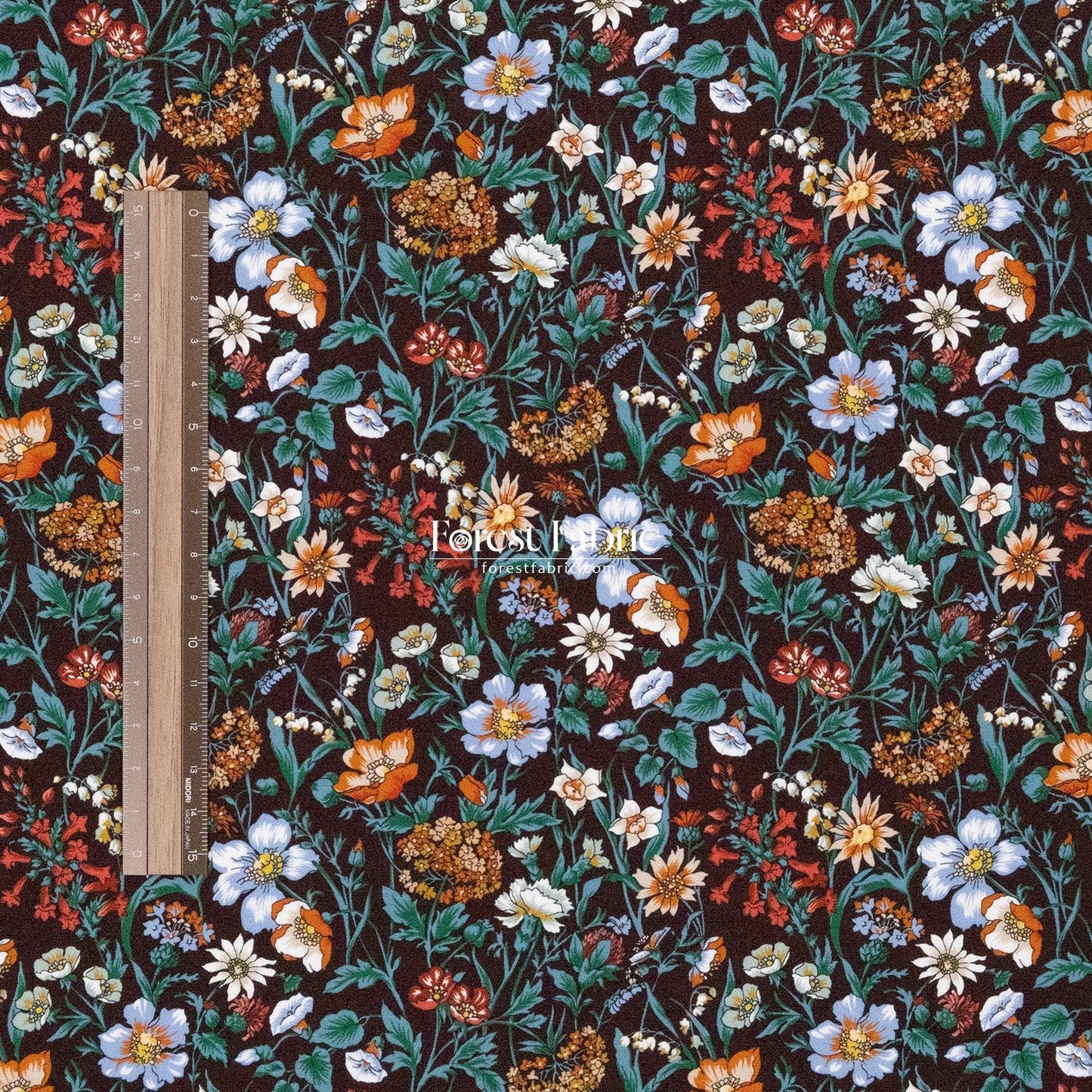 Liberty of London (Silk Crepe de Chine) - Rachel Meadow - FO:REST Fabric 布恩堂Liberty fabrictana lawnjapanese fabricykk zipper