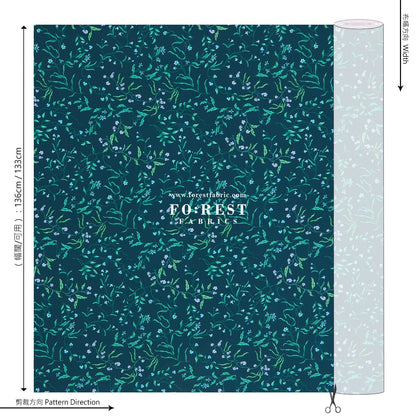 Liberty of London (Silk Crepe de Chine) - Regal Blossom - FO:REST Fabric 布恩堂Liberty fabrictana lawnjapanese fabricykk zipper